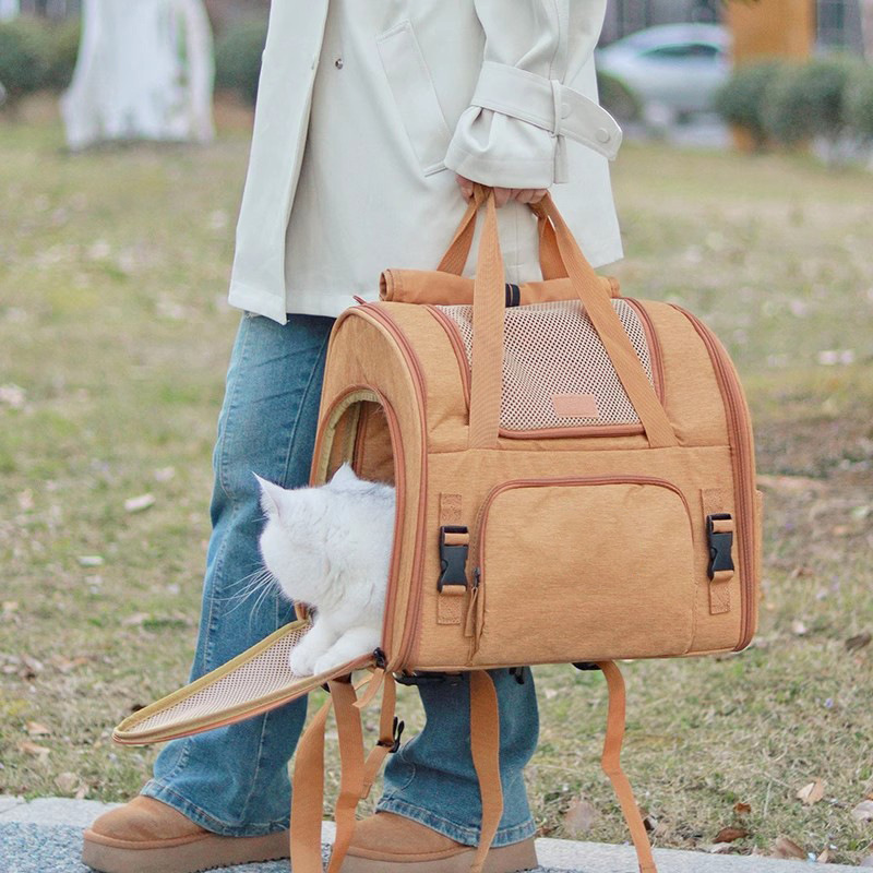 猫包便携外出轻便款双肩可扩展
