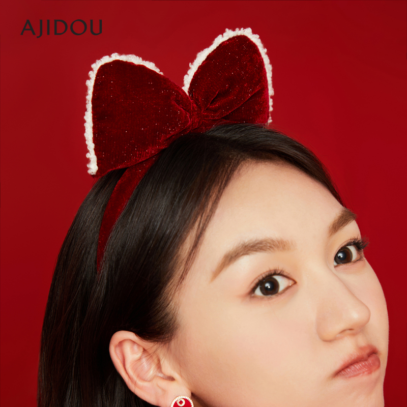 AJIDOU发箍甜美如意蝴蝶结