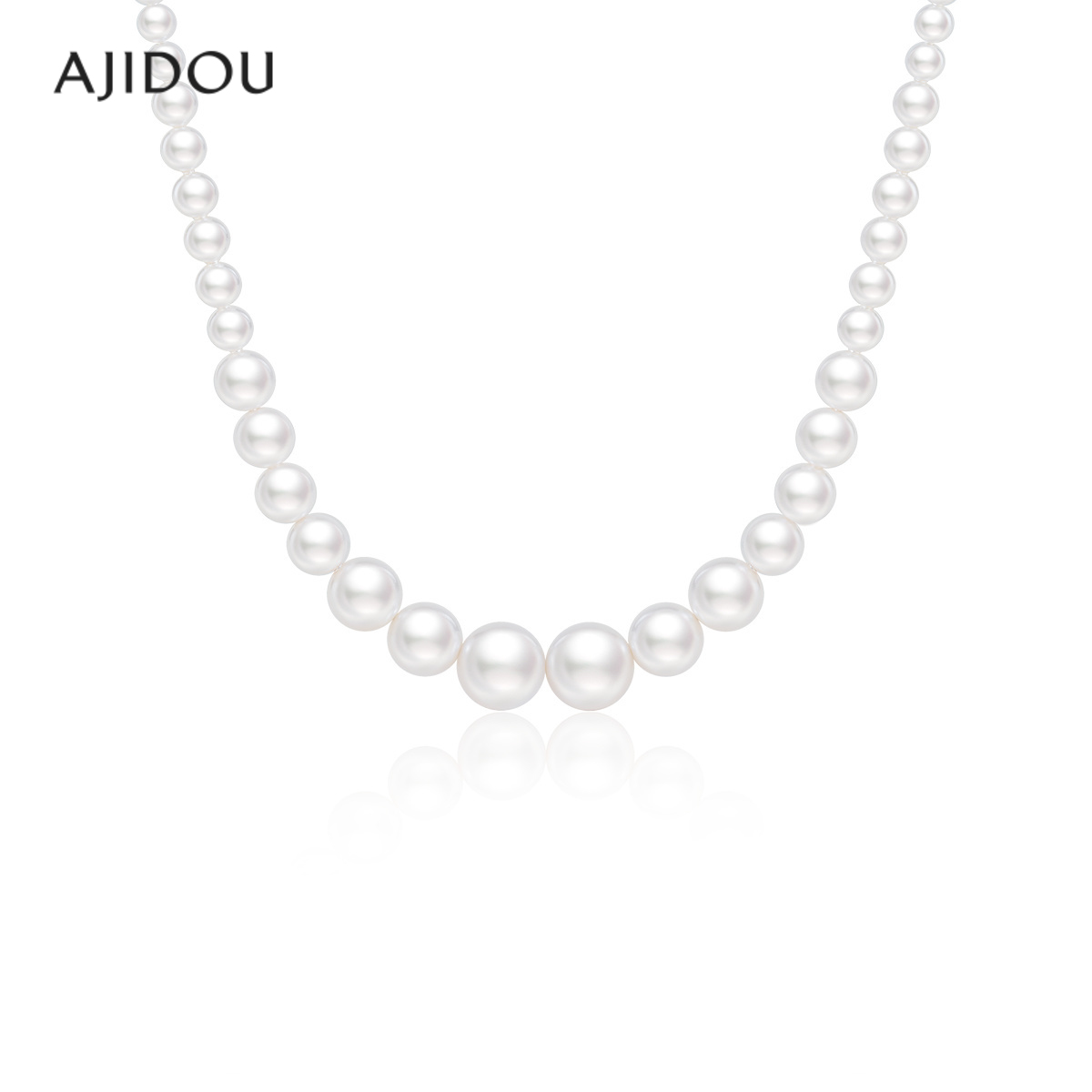 阿吉豆AJIDOU项链女向生系列款优雅珍珠锁骨链配饰轻奢小众毛衣链