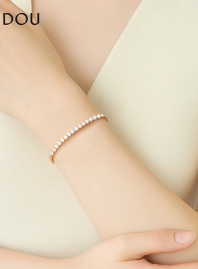 阿吉豆AJIDOU手链女款小众轻奢