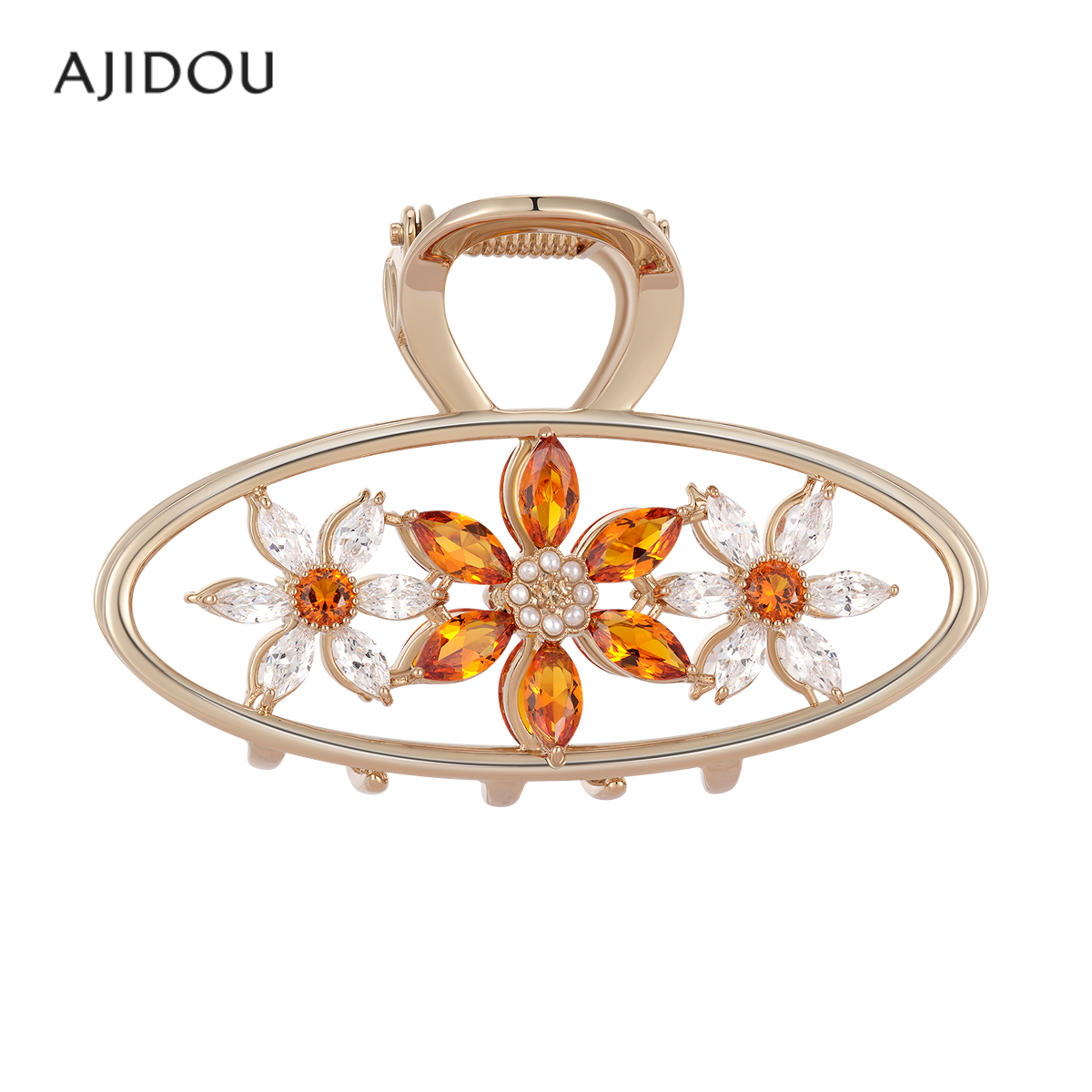 阿吉豆AJIDOU抓夹女款小时尚小巧线下专柜同款小众轻奢发夹发饰品