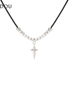 阿吉豆AJIDOU项链女金属风潮酷时尚个性款甜酷风颈链锁骨链