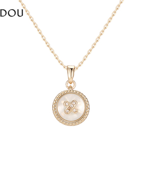 阿吉豆小众设计师款简约百搭项链