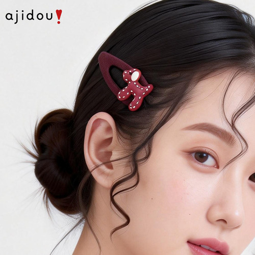 阿吉豆AJIDOU发夹清新可爱刘海夹