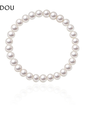 阿吉豆AJIDOU手饰女淡水珍珠手链天然珍珠简约手串生日礼物送女友