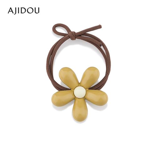 AJIDOU阿吉豆时尚百搭花朵发圈