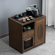 Bàn trà di động, xe trà nhỏ, tủ trà gia đình, tủ trà gỗ nguyên khối, bàn cà phê, bộ trà kung fu, bình đun nước bàn trà đa năng