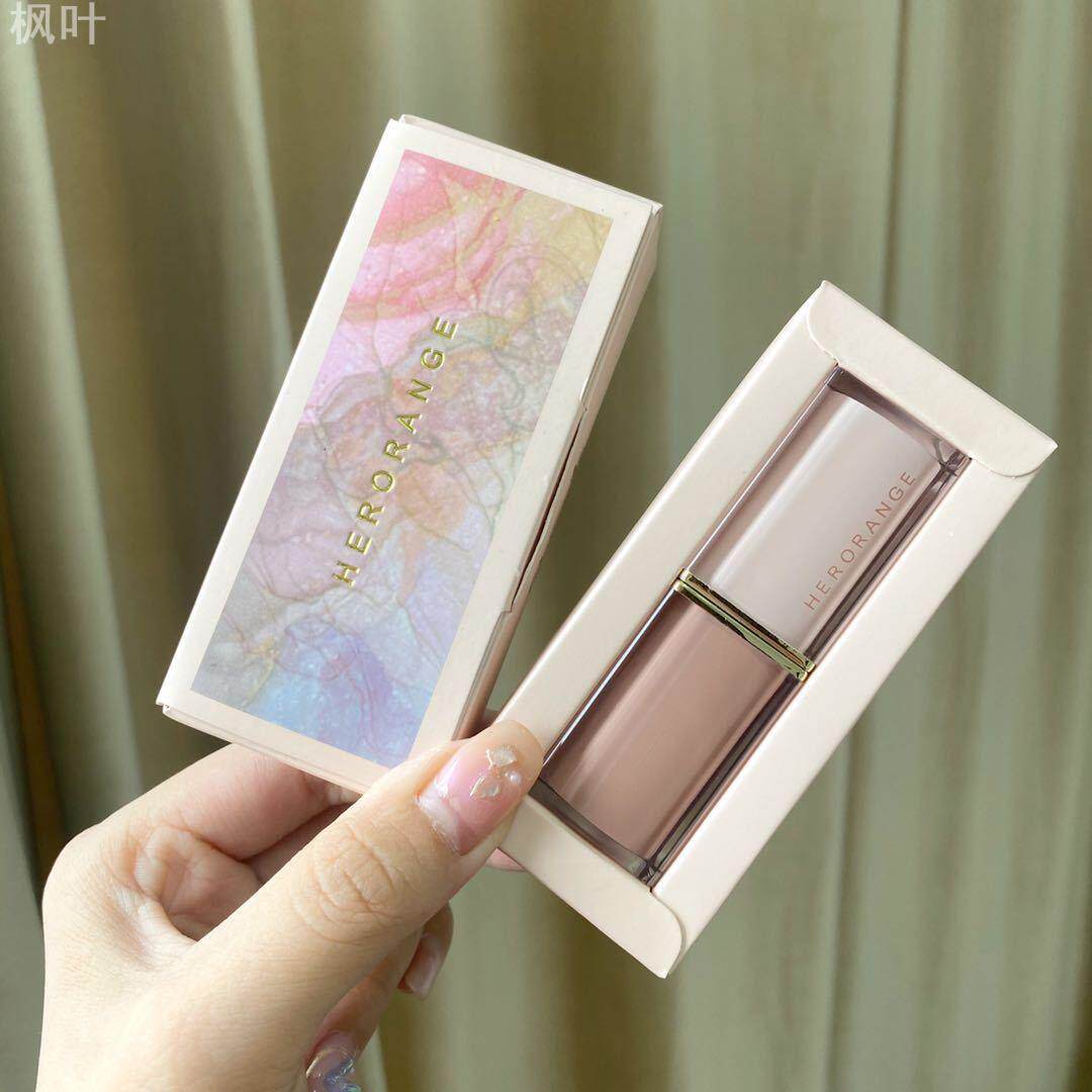 HERORANGE 水晶方管口红雾面丝绒哑光唇膏防水防汗持久不掉色口红