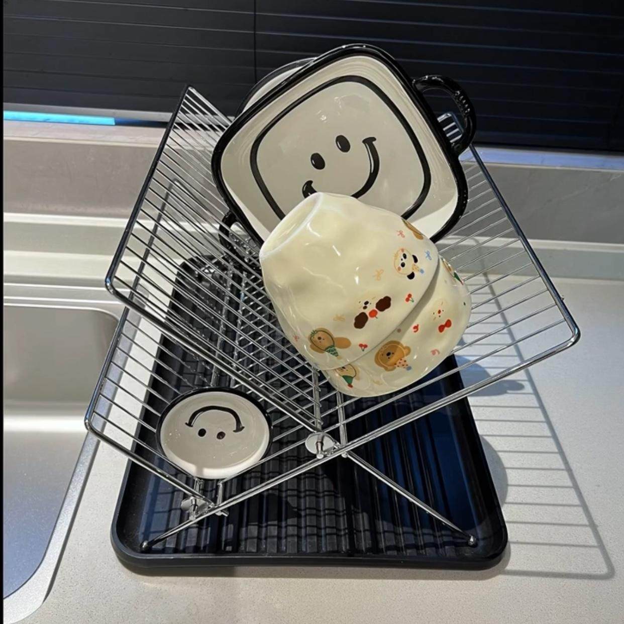 不锈钢沥水碗架家用厨房