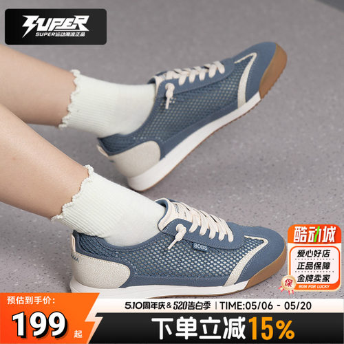 斯凯奇官方女鞋轻氧德训鞋2026夏季新款网面透气时尚休闲鞋114599