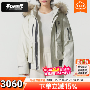 新款 2025冬季 情侣宽松面包服运动保暖外套 女装 MLB官方羽绒服男装