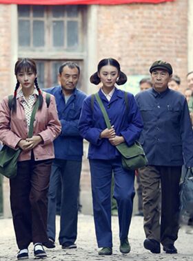 70年代复古知青80文艺青年下乡怀旧中山装农民工人海魂衫话剧服装