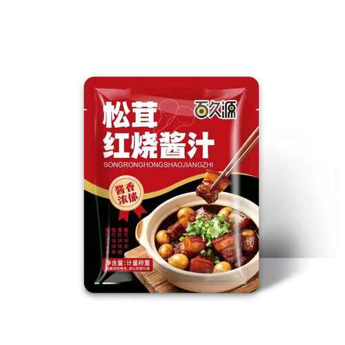 百久源松茸红烧酱汁调料包红烧肉红烧鱼红烧猪蹄家用调味酱料