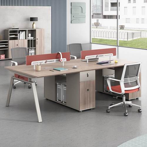 职员办公桌椅组合简约现代双人员工办公桌子创意四人位办公室工位