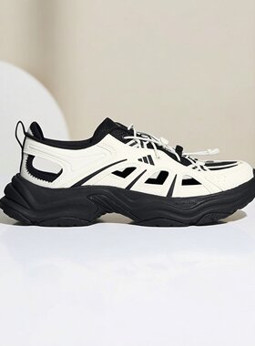 Adidas阿迪达斯男鞋2026夏季新款舒适防滑耐磨运动休闲凉鞋LA1995