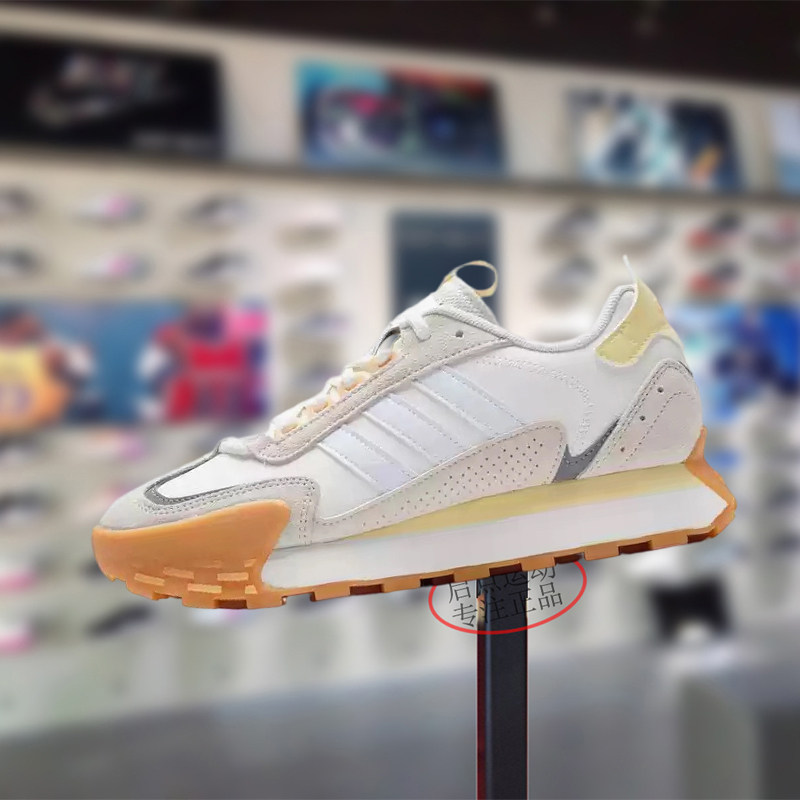 Adidas阿迪达斯男款鞋子2026春季新款舒适百搭防滑耐磨跑鞋KJ2054