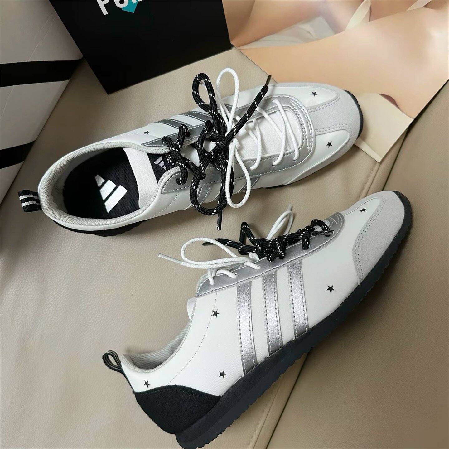 【球鞋定制】Adidas阿迪达斯男女鞋子 小行星 低帮潮流运动休闲鞋