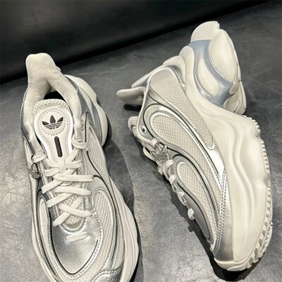 Adidas阿迪达斯男女鞋子2025秋季新年款厚底增高百搭老爹鞋KI0557