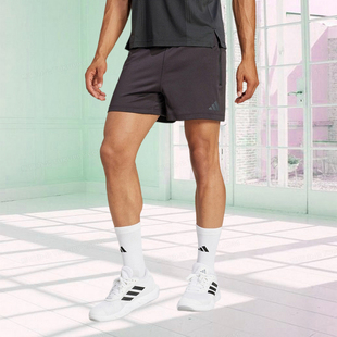 Adidas阿迪达斯男款裤子2025夏季新款舒适宽松透气跑步短裤JI8193