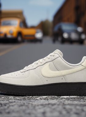 Nike耐克男鞋子2026冬季新款空军一号舒适低帮耐磨板鞋FJ4146-007