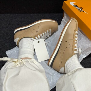 Nike耐克女款鞋子2025冬季新款舒适百搭低帮休闲阿甘鞋HQ1841-200