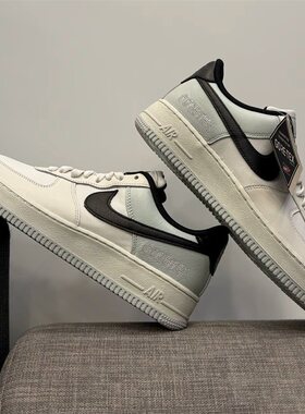 Nike耐克男鞋子2025冬季新款空军低帮潮流舒适防滑板鞋CK2630-004