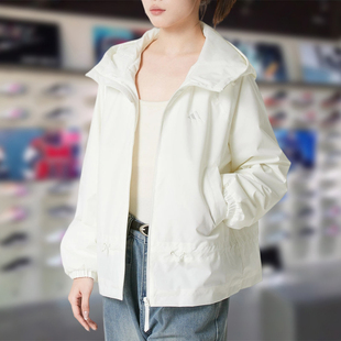 Adidas阿迪达斯女子外套2026春季新款加绒保暖百搭连帽夹克KS2809