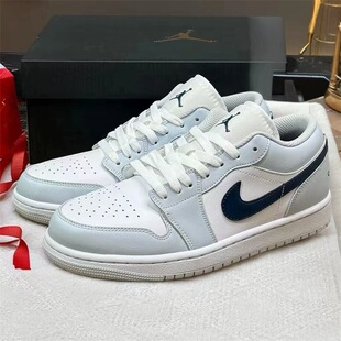 Nike耐克男款鞋子2026春季新款舒适百搭AJ低帮耐磨板鞋553558-400