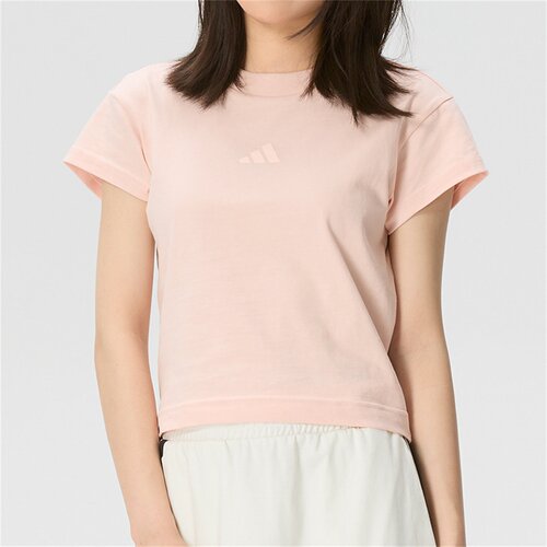 Adidas阿迪达斯女短袖2026夏季新款舒适百搭简约修身T恤KB7196