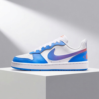 Nike耐克大童女鞋子2026夏季新款经典百搭低帮休闲板鞋IR5462-101