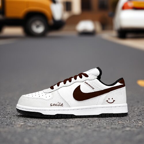 【球鞋定制】耐克 BIG NIKE LOW 微笑序 男款低帮潮流休闲板鞋