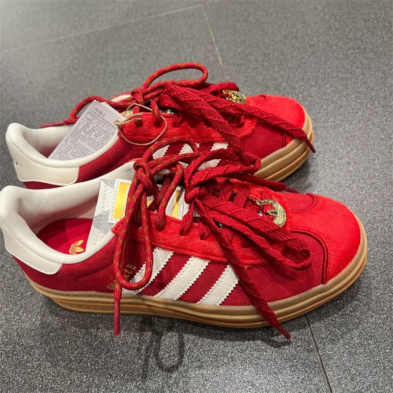 阿迪达斯三叶草女鞋子2026春季新年款厚底增高百搭潮流板鞋KJ4293