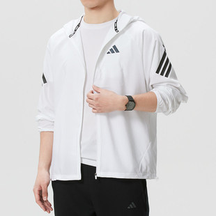 Adidas阿迪达斯男子外套2026春季新款舒适宽松运动休闲夹克KQ8061