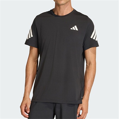 Adidas阿迪达斯男短袖2026秋季新款舒适宽松速干运动T恤JZ7694