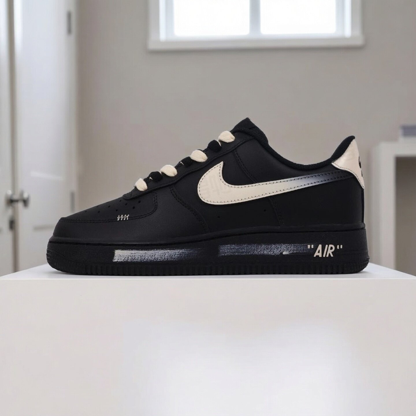 【定制球鞋】Nike Air Force 1 知己咖啡 潮流低帮男女款百搭板鞋