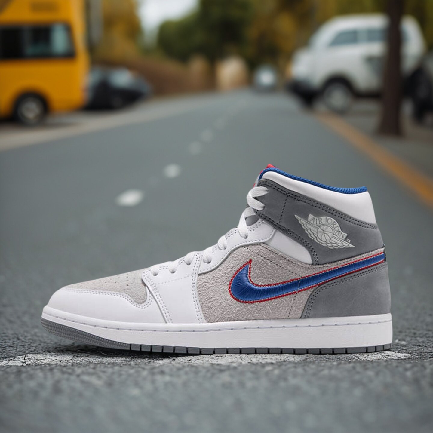 Nike耐克男鞋子2026冬季新款AIR JORDAN 1高帮舒适板鞋IZ9293-001