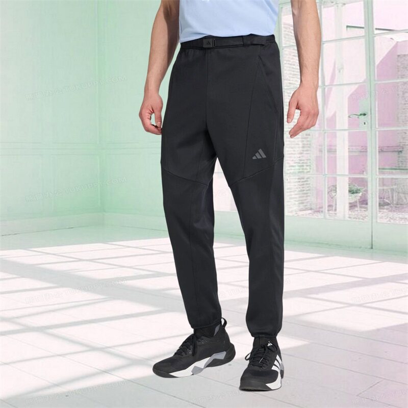 Adidas阿迪达斯男款裤子2025冬季新款舒适百搭运动休闲长裤JN3674