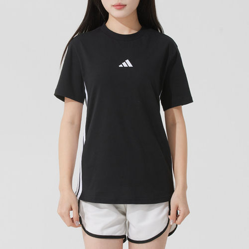 Adidas阿迪达斯女子短袖2026夏季新款纯棉舒适简约休闲T恤JD0846