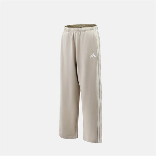 Adidas阿迪达斯男款裤子2026夏季新款舒适宽松经典三杠长裤KR2544