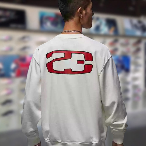 Nike耐克男子长袖2025冬季新款舒适宽松运动休闲套头衫IO7830-133