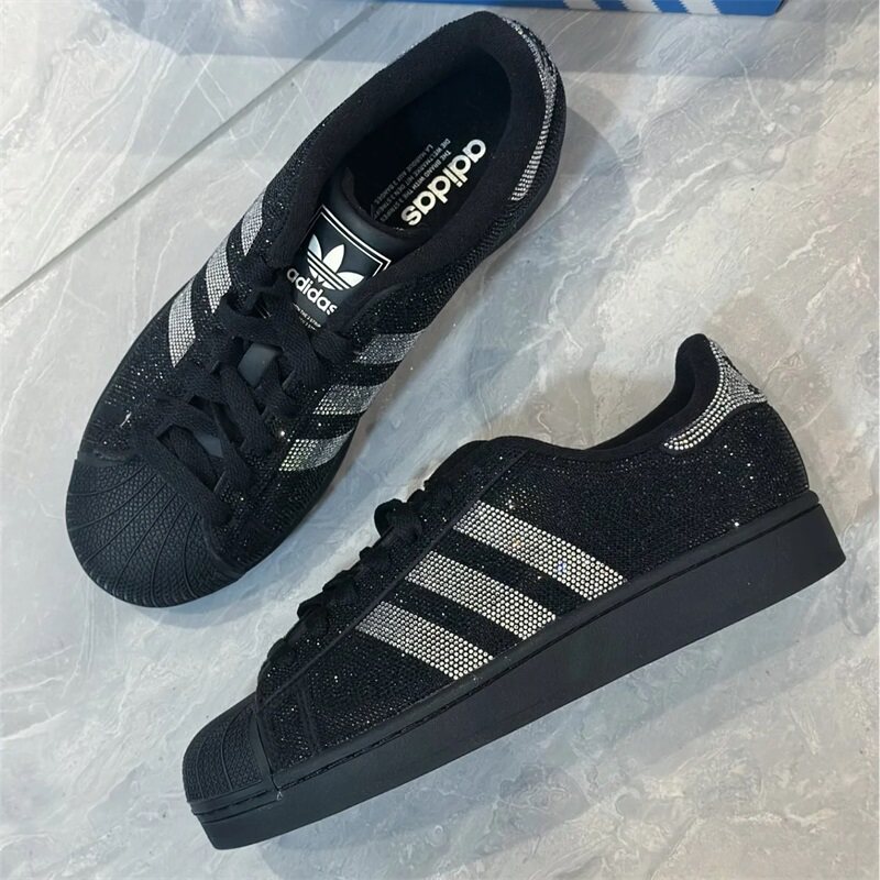 阿迪达斯三叶草男女款鞋子2026春季新款贝壳头百搭潮流板鞋IH4200