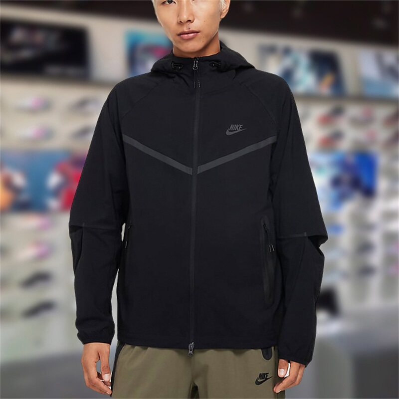 Nike耐克男外套2024冬季新款梭织舒适宽松运动休闲夹克HM7152-010