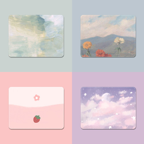 鼠标垫便携简约清新小号鼠标垫子女生键盘垫办公桌桌面垫电脑桌垫