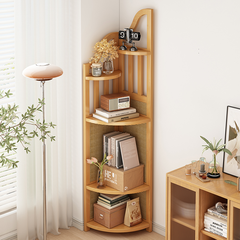 转角置物架家用墙角收纳柜