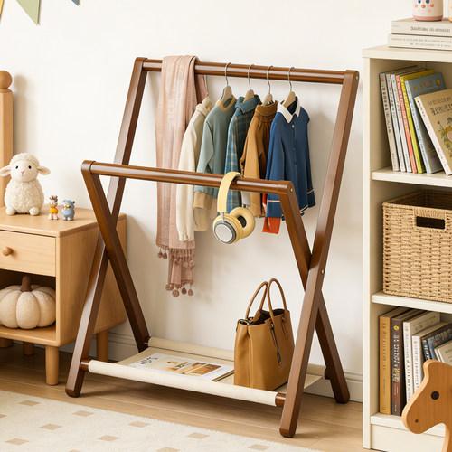 儿童挂衣架卧室床边晚上放衣神器