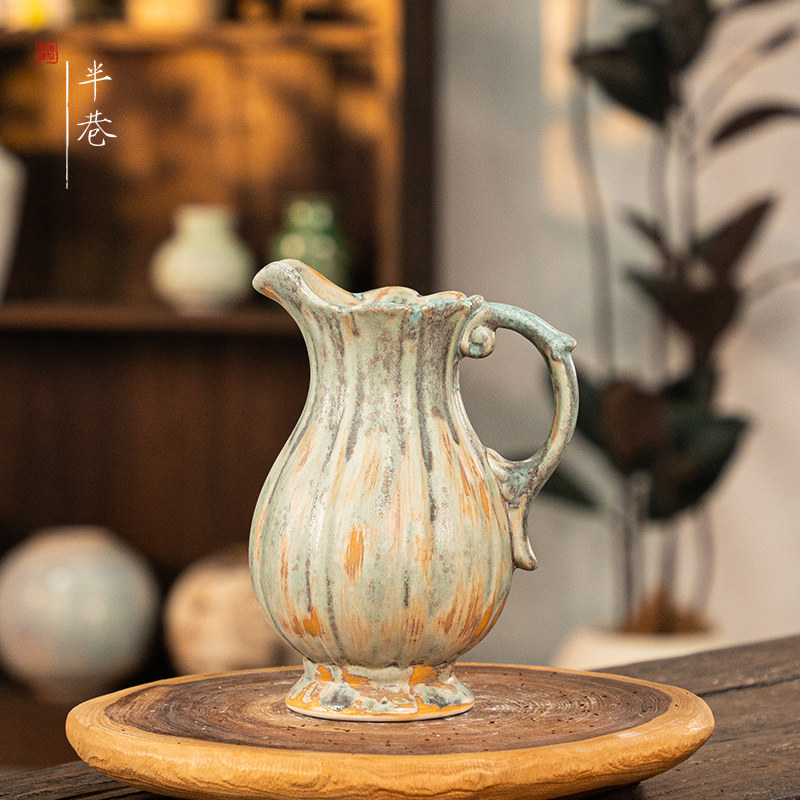 景德镇陶瓷花瓶客厅插花摆件欧式高级感餐桌装饰品灌溉浇水简约