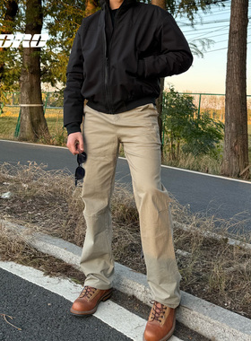 “通勤休闲裤2代”夏款美式休闲水洗做旧工装百搭长裤
