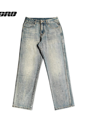 【PDRD清仓】泼漆牛仔裤