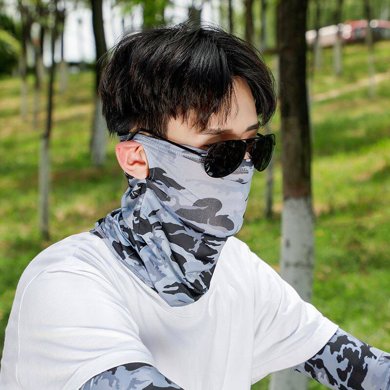 脖套夏季遮脖子2022骑车防晒神器夏天护颈围脖颈部防晒巾脖子套男