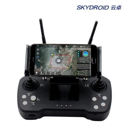 Skydroid云卓T12遥控器图传数传相机植保机农业打药飞机20KM发射